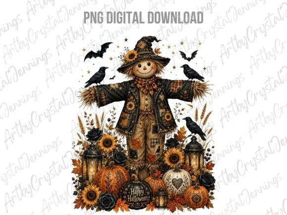 Download Halloween Autumn Scarecrow Clipart PNG - Scarecrow Collection