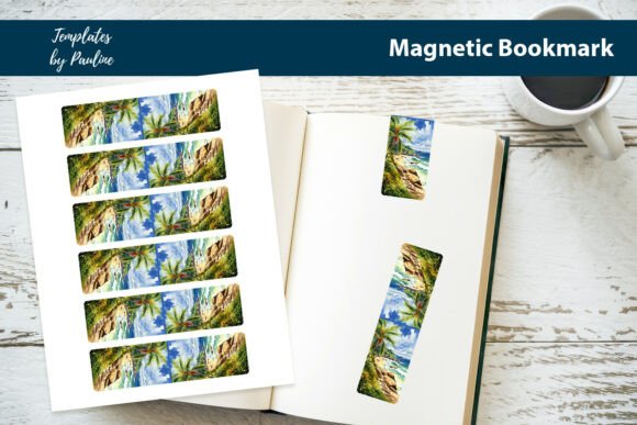 Download Vacation Printable Magnetic Bookmark - Vacation Collection