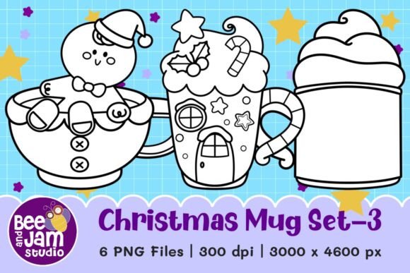 Download Christmas Mug Clipart Set-3 - Premium Resources