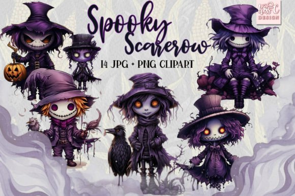Download Spooky Scarecrow Sublimation Cliparts - Scarecrow Collection
