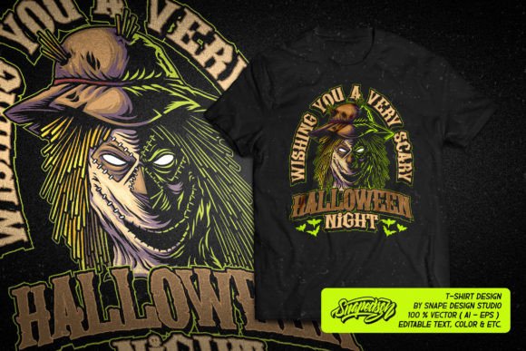 Download Halloween - Scarecrow T-Shirt Design - Scarecrow Collection