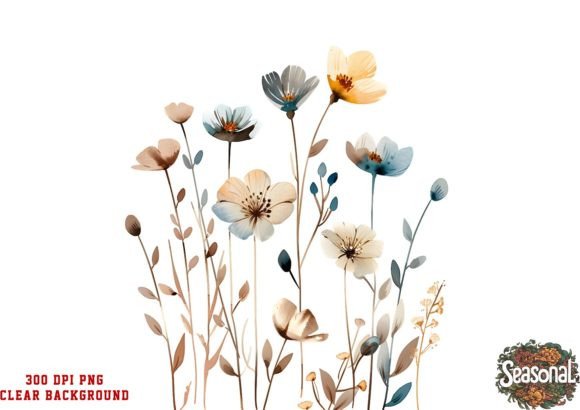 Download Botanical Wildflower Elements - Botanical Collection