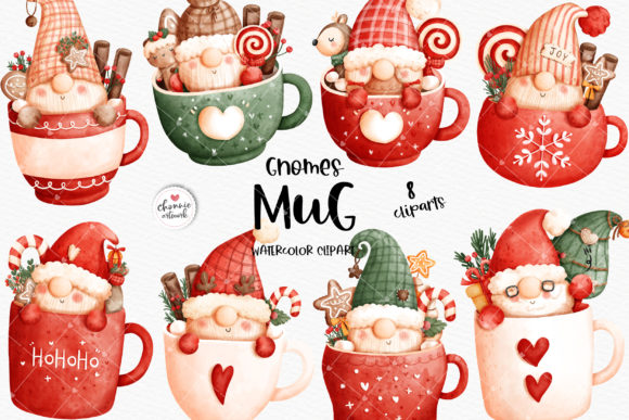 Download Christmas Mug Clipart, Christmas Gnome - Christmas mug clipart Collection