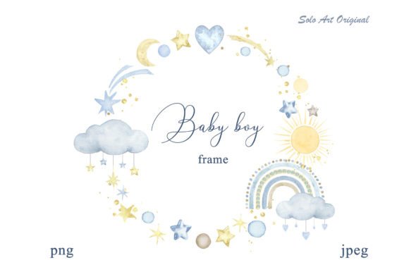 Download Baby Boy Shower Rainbow Frame - Rainbow Collection