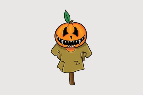 Download Halloween Happy Scarecrow Illustration - Scarecrow Collection